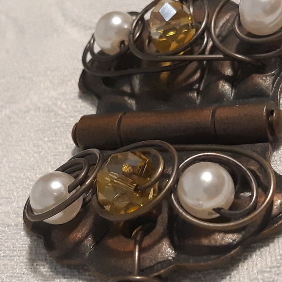 VTG,Copper Boundle,Necklace,Bracelet,And Brooches, - Picture 12 of 16